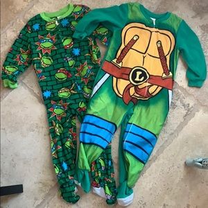 Teenage Mutant Ninja Turtles Footed Pajamas 3T